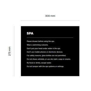 Spa Rules