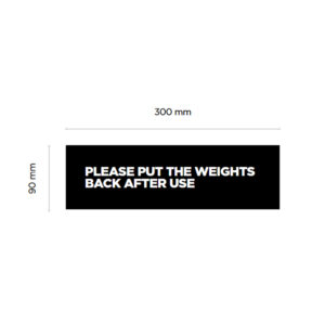 Please Put weights back
