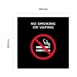 No Smoking or Vaping